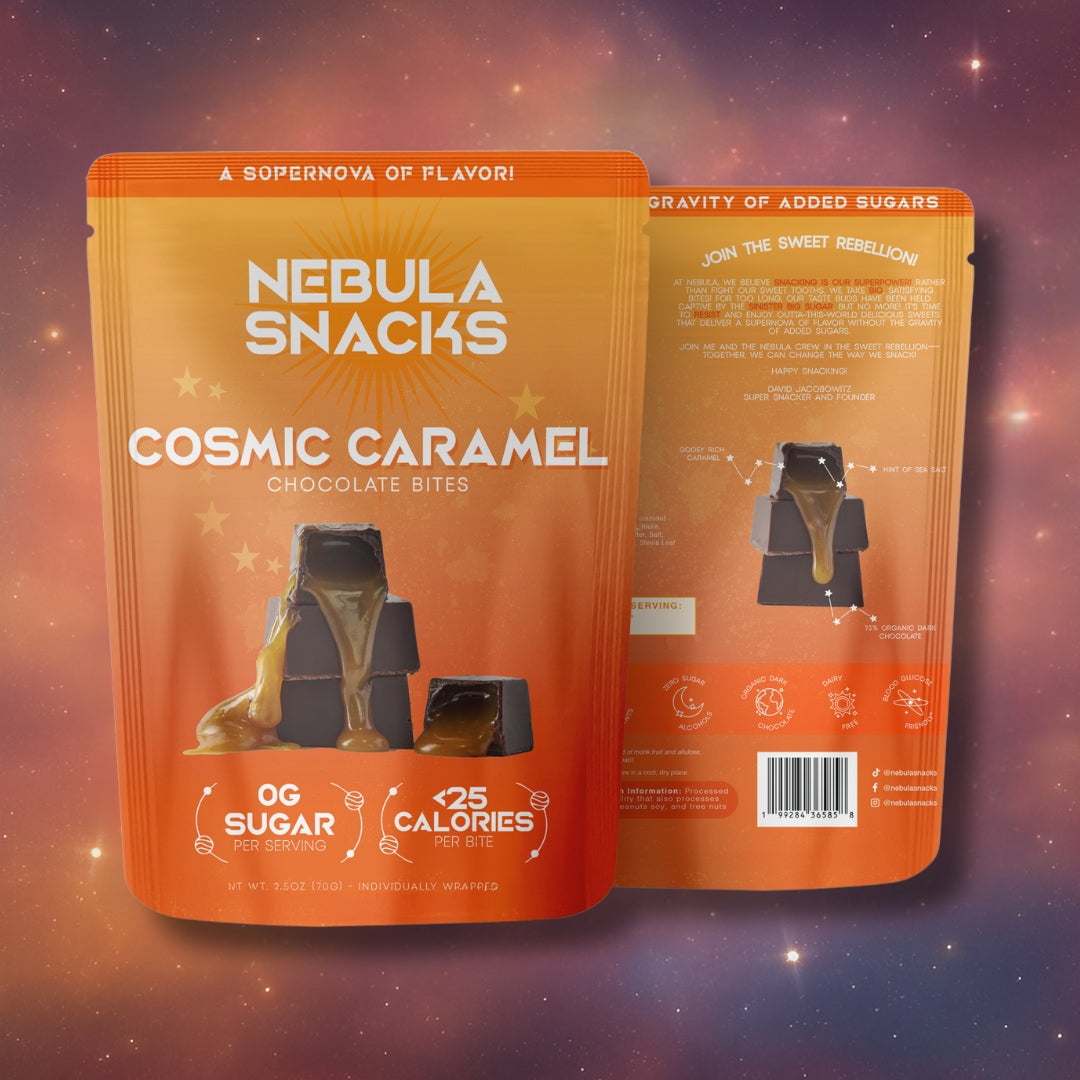 Cosmic Caramel Chocolate Bites